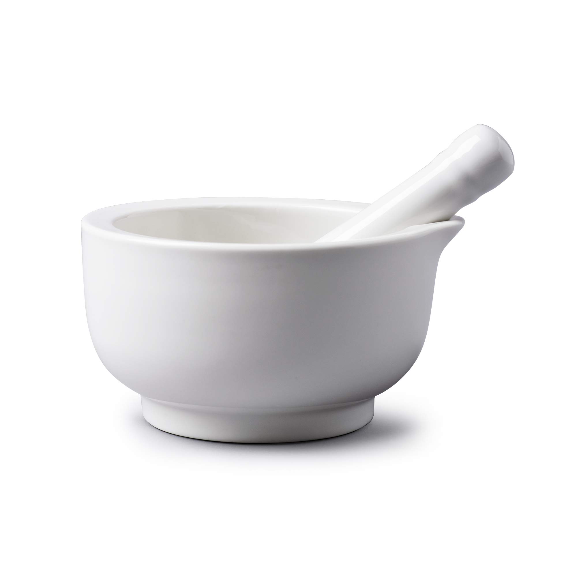 Large Mortar and Pestle Set – WM Bartleet & Sons 14cm Pestle and Mortar Grinder Perfect for Crushing and Grinding Herbs and Spices with Ease – Made from Hard Wearing Porcelain