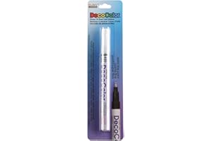 Uchida Marvy Deco Color Extra Fine Opaque Paint Marker Art Supplies, White