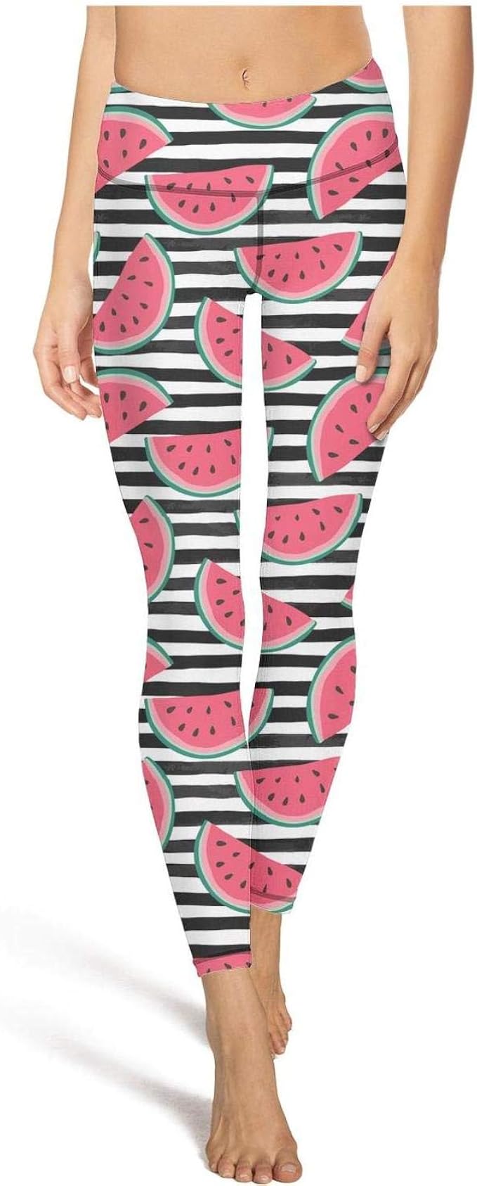 watermelon workout leggings
