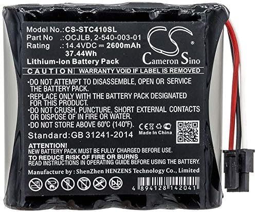 Cameron Sino Battery for Soundcast Outcast OCJ411a OCJ410 OCJ411a-4N OCJ410-4N 2-540-003-01 OCJLB, Li-ion 14.40V 2600mAh