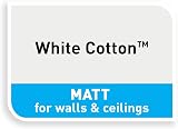 Dulux Matt Emulsion Paint For Walls And Ceilings White Cotton 2.5L view 6
