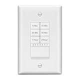 LIDER 2-Hour Countdown Timer Switch with Wall
