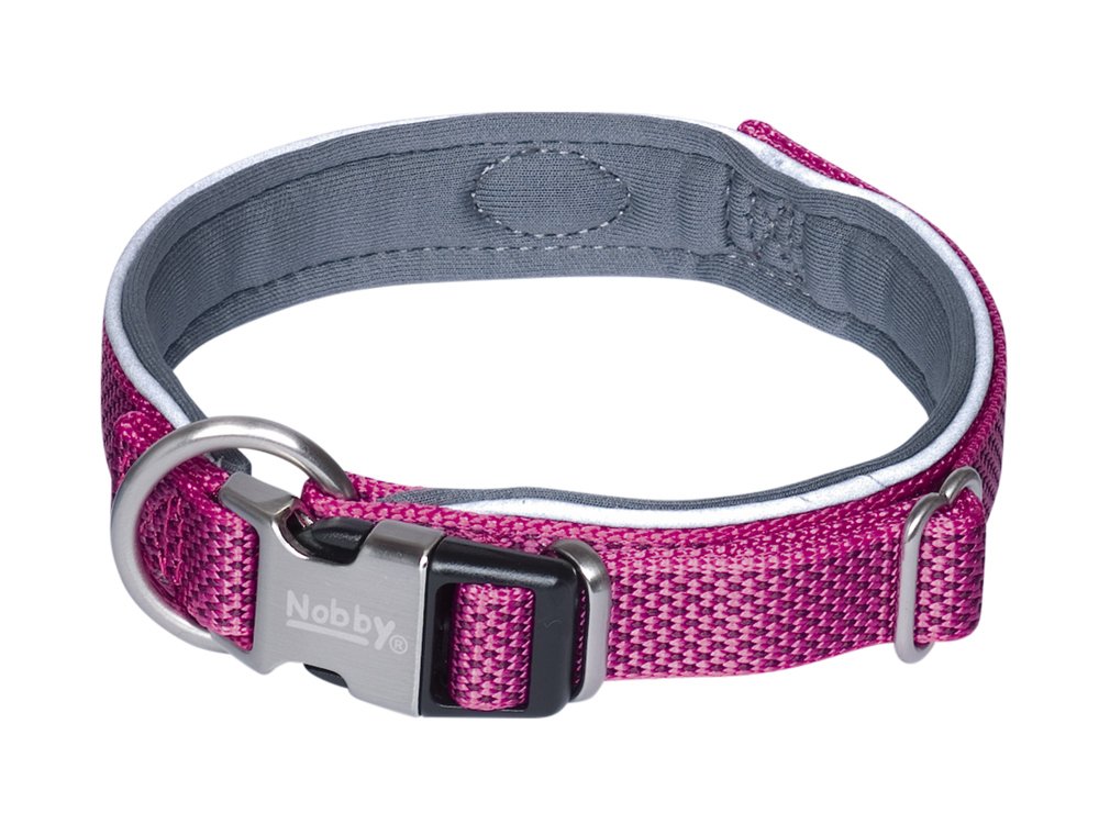 Nobby Collar "Classic Preno Royal" 80630-64, raspberry, S-M (neck circumference 38-47 cm)