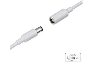 Made for Amazon Extension Cable, 10â€™ (3M) Length in White, for Echo (4th Gen)