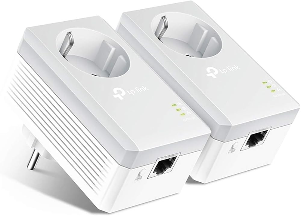 TP-Link TL- Passthrough Powerline Adapter Starter Kit 500Mbps