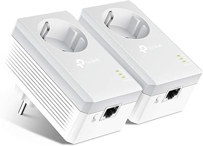 TP-Link TL- Passthrough Powerline Adapter Starter Kit 500Mbps