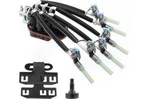 GEARCESS FJ503 Fuel Spider Injector Assembly Fit For Chevy 1996-2006 4.3L V6 Pickups Suburban Express Silverado Replaces # FJ10565 217-3028 833-22102-6 12568332 19210688