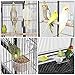 Yaheetech 54-inch Wrought Iron Construction Standing Large Bird Cage for African Grey Parrots Cockatiels Sun Parakeets Green Cheek Conures Lovebirds Budgies Finch Canary Bird Cage with Standthumb 4