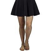 Lastclream High Waisted Fishnet Tights for Women Sexy Fishnets Stockings Full Footed Fishnet Sheer Pantyhose Plus Size