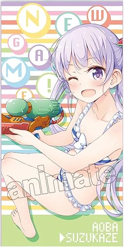 Amazon New Game コミック４巻 アニメイト限定 マイクロファイバーバスタオル 涼風青葉 アニメ 萌えグッズ 通販