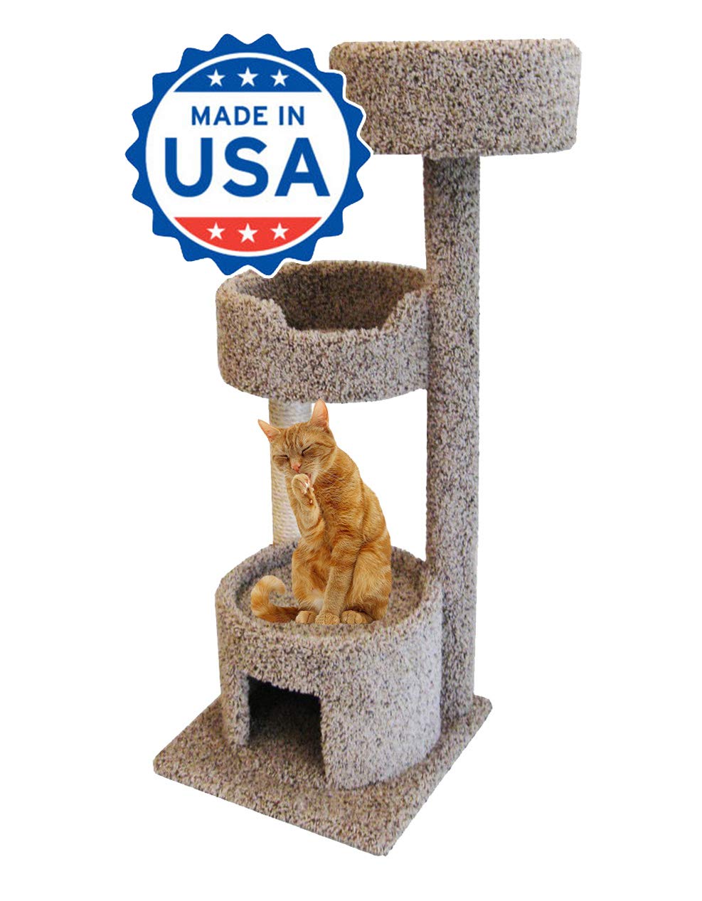 Best 4 tier cat furniture carpeted