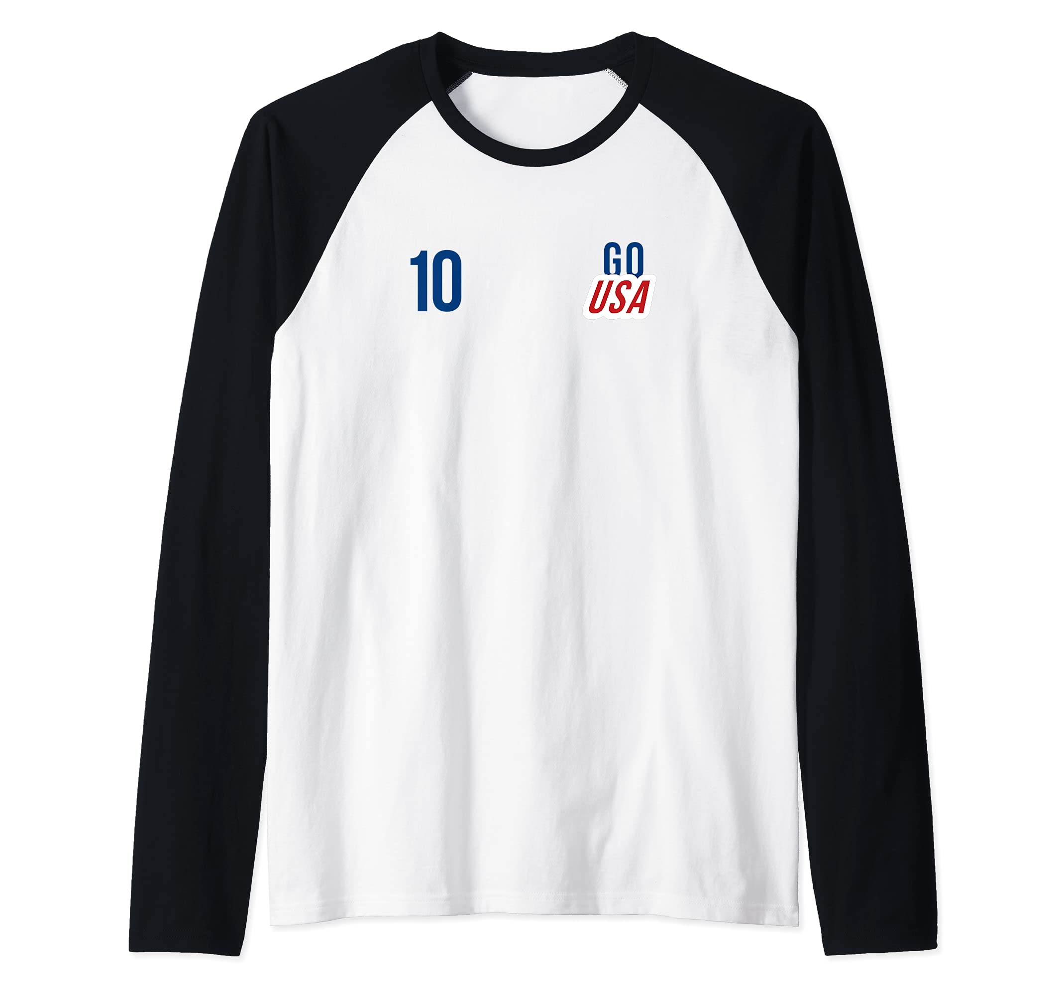 Flag United States Raglan Baseball Tee