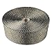 Duramake 2” X 50' Titanium Exhaust Header Heat Shield Wrap Motorcycle Pipe Insulation Roll With Stainless Steel Zip Ties