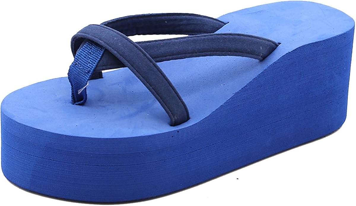 high heel foam flip flops