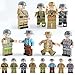 Minifigures set-24 Army Marine Corps with Military Weapons Accessories Navy Soldier Minifigures Toys Building Blocks 100% Compatible
