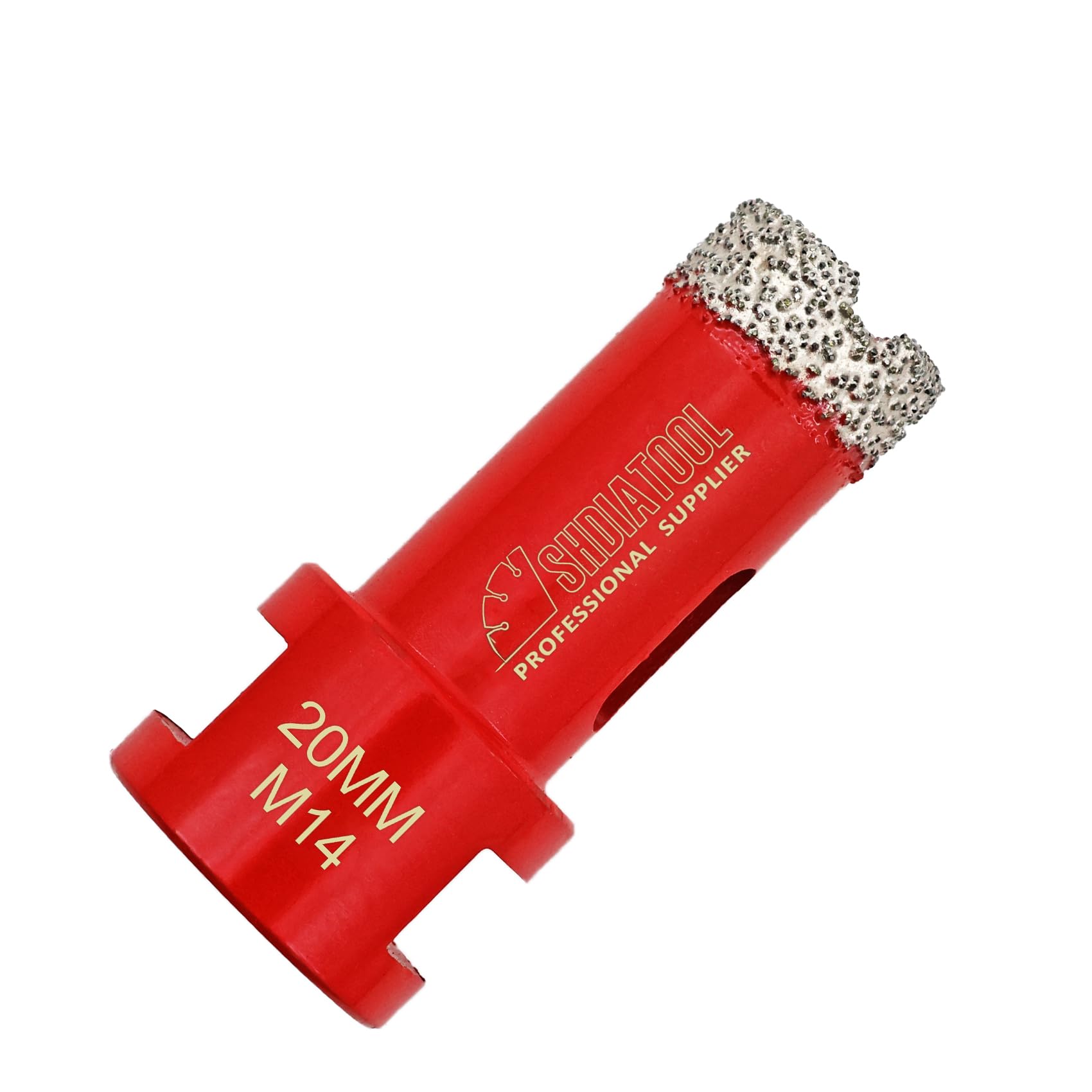 SHDIATOOL Dry Diamond Drill Core Bit Diameter 20mm Vacuum Brazed Drilling Porcelain Tile Granite Marble