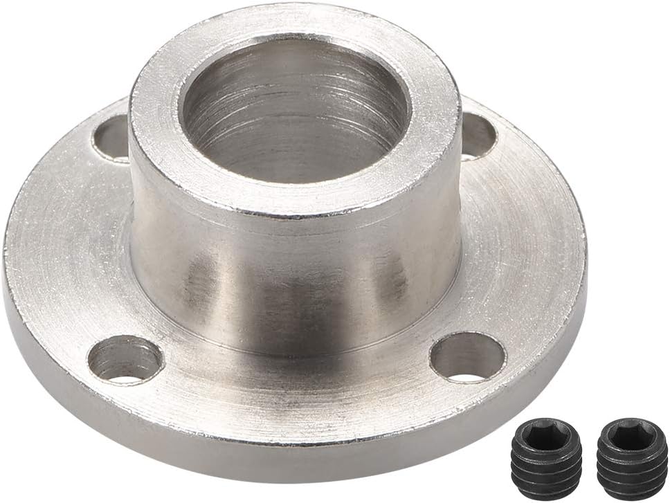 sourcing map 12mm Inner Dia H13*D18 Rigid Flange Coupling Motor Guide