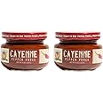Cayenne - Louisiana Pepper Exchange - Fresh Pepper Replacement (Cayenne Pepper Puree) 2 Jars - Plant-Based, Gluten-Free. Replace Fresh Pepper and Cayenne Powder, Great for Seafood Boils, Cajun and Creole Dishes, and Bloody Mary Mixes - Cayenne Pepper Replacement