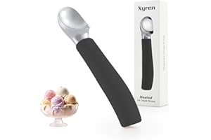 Heated Ice Cream Scoop Rechargeable, 2600mAh Electric Scooper Ergonomic Anti Slip Silicone Handle Aluminum Alloy IP67 Waterpr