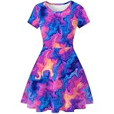 Sister Amy Women's Galaxy Printed Elastic Round Neck Sleeveless Shaping Camisole Skater