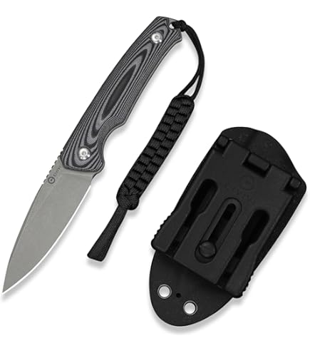 Amazon.com: TRIVISA Fixed Blade Knife, Camping Knife with Kydex