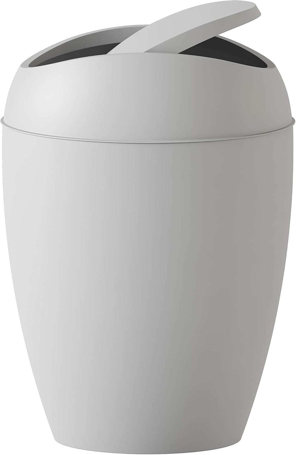 Umbra Twirla, 2.4 Gallon Trash Can with Swing-top Lid, Gray: Home & Kitchen