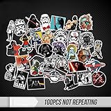 Hayder Stickers Waterproof Random Cool for Wall Car Skateboard Luggage Cellphone Laptop Bicycle 100Pcs