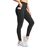 SANTINY Women's Fleece Lined Winter Leggings Water Resistant High Waisted Thermal Hiking Running Warm Pants Women Pockets