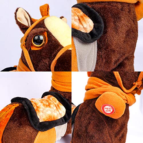Smalody Plush Interactive Toy, Animated Walking Pony Electronic Pet