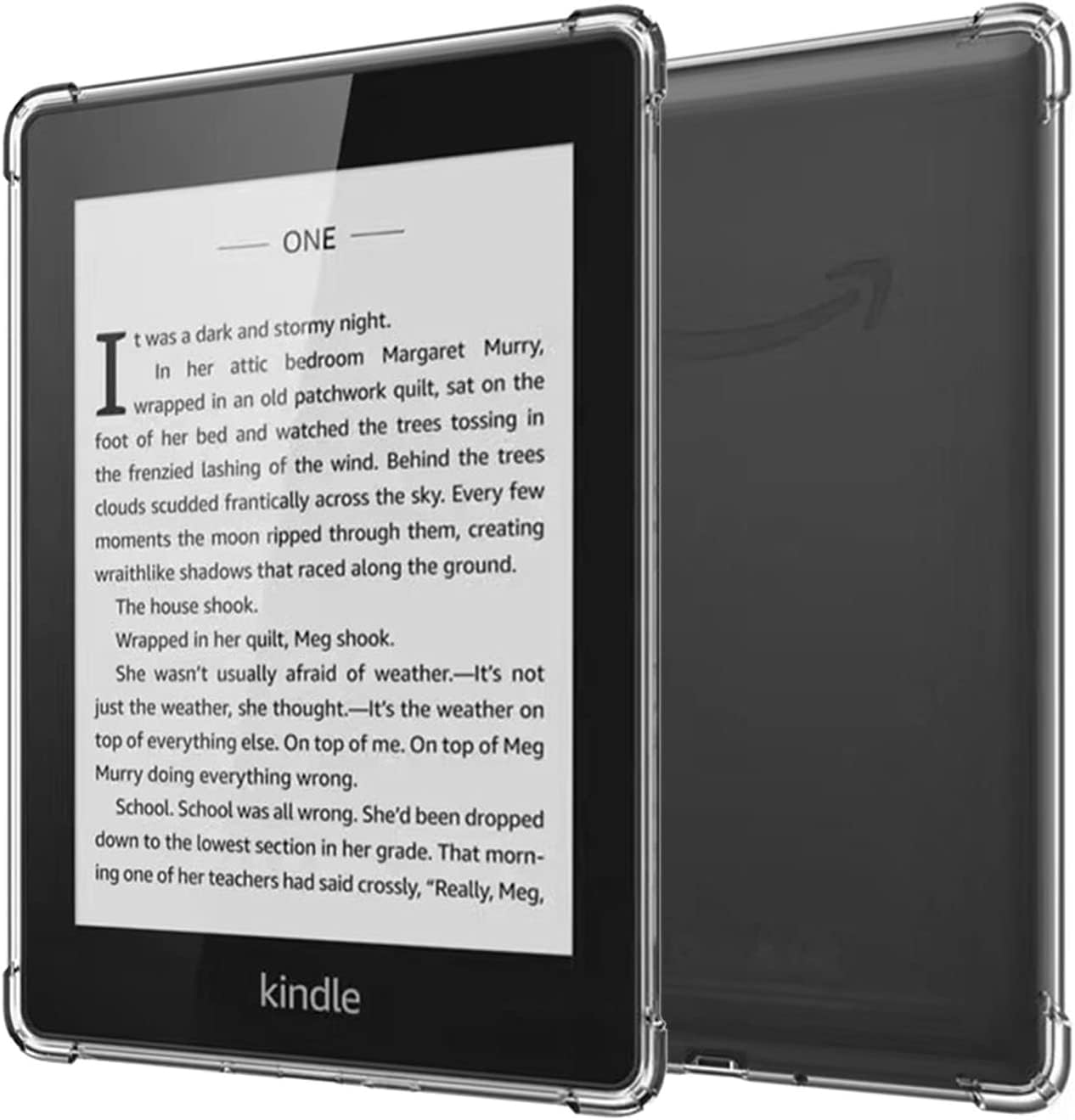 Clear Case for 6" Kindle Paperwhite (10th Generation, 2018), Lightweight Scratchproof Slim Soft TPU Silicone Case Protective Back Cover for Kindle Paperwhite 4 10th Gen 6 Inch, Transparent