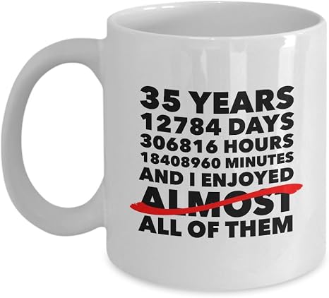 Funny 35th Anniversary Mug Jade 35 Ans De Mariage Idee De Cadeau