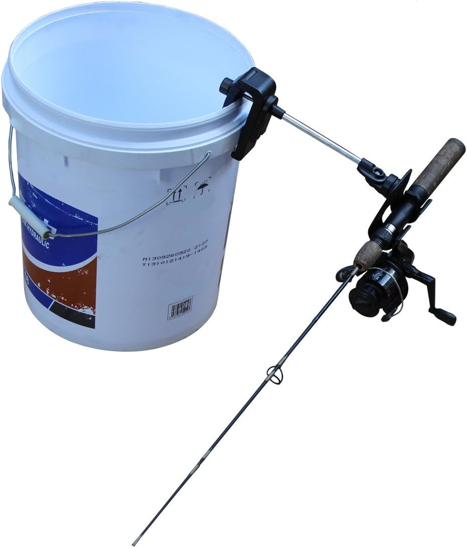 bucket fishing rod holder