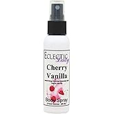 Eclectic Lady Cherry Vanilla Body Spray, 8 ounces, Body Mist for Women with Clean, Light & Gentle Fragrance, Cologne with Soft, Subtle Aroma For Daily Use