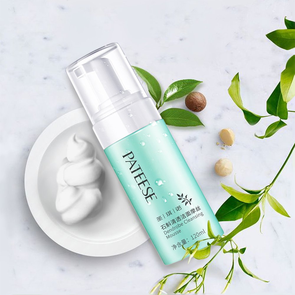 Natural Foaming Face Wash Mild Daily Facial Cleanser Organic Hydrating Cleansing Foam for Normal, Combination, Oily, Sensitive Skin, Pregnant Women, 4.02 oz