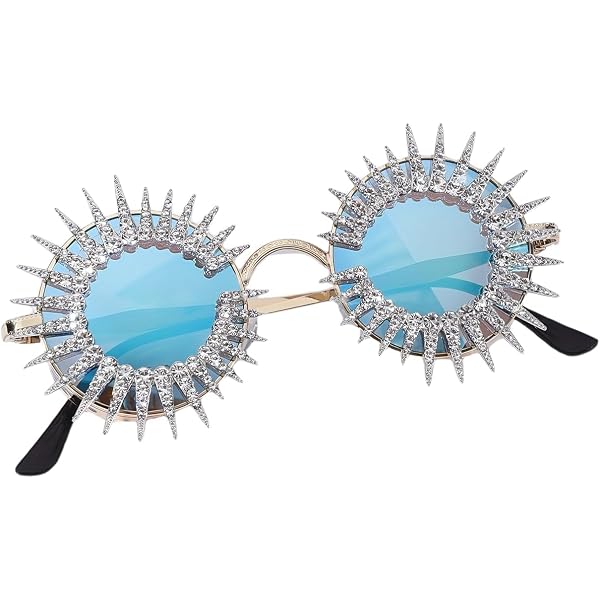 Sparkling Animal Oval Frame Sunglasses Sparkling Animal Oval Frame Sunglasses  main image 2