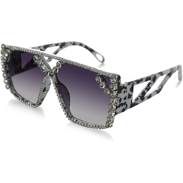 Rectangle Sunglasses Y2K Punk Studded Rivets Square Frame Fashion Statement Small Frame Rectangle Shield Punk Sunglasses Men Women 2026  main image 2