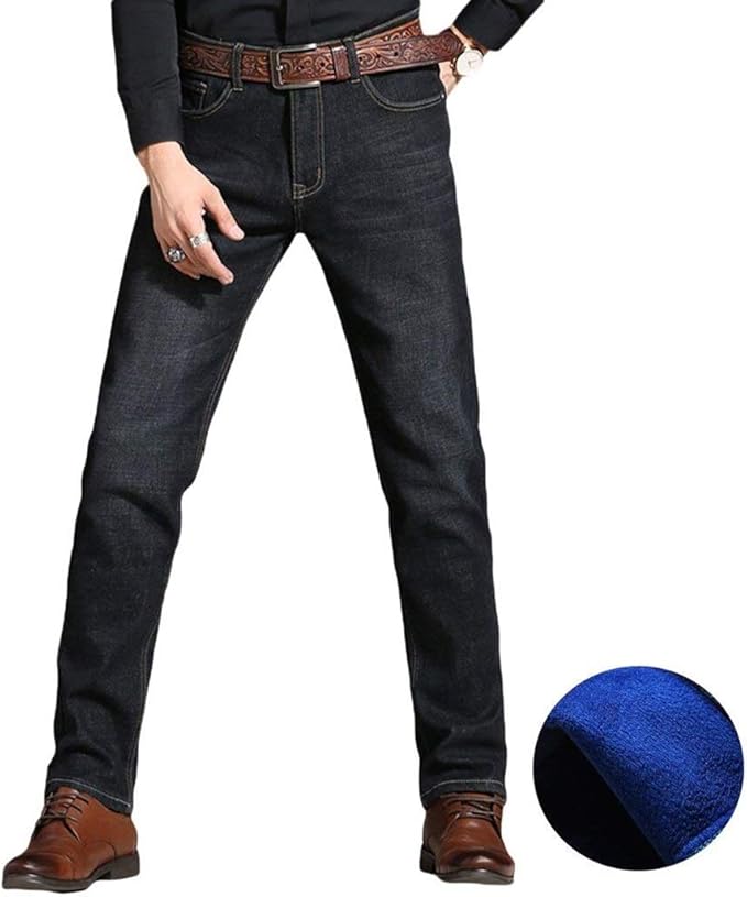 Men's Denim Pants Business Slim Denim Pants Leisure Vintage Fashion