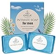 Emelie Products Men’s Intimate Hygiene Soap – pH Balanced Body Wash for Sensitive Skin – Natural, Anti-Odor, and Refreshing Cleanser – Ideal for Daily Use, Balanitis Relief, and Genital Care