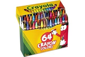 975 SUPPLY Classic Crayons - with Built In Sharpener - 64 ct (Pack of 1)