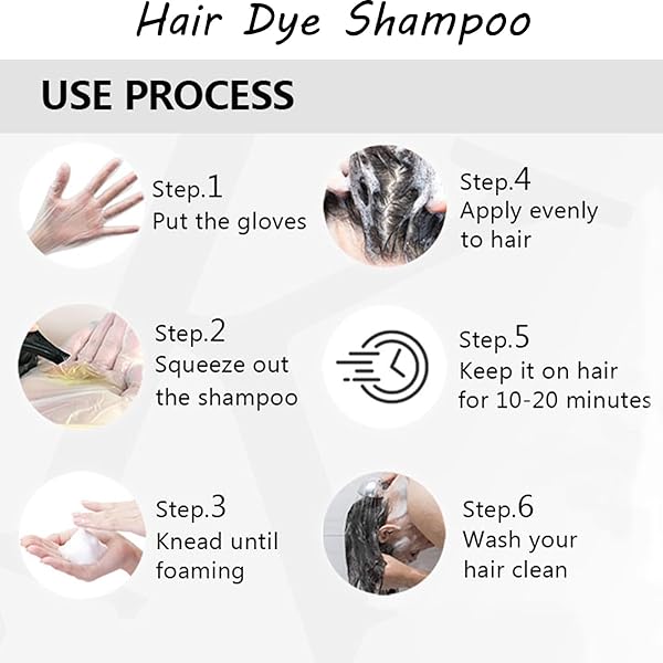 OBRVE NATURAL DYE SHAMPOO, INSTANT DYE SHAMPOO, HAIR DYE SHAMPOO INSTANT 3 IN 1, GRAY COVERAGE HAIR COLOR SHAMPOO FOR GRAY HAIR SHAMPOO FOR WOMEN AND MEN (LIGHT BROWN)