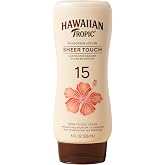 Hawaiian Tropic Sunscreen Sheer Touch Broad Spectrum Sun Care Sunscreen Lotion - SPF 15, 8 Ounce
