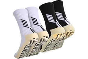 Non Slip Sport Soccer Socks 2/3/5/6/8 Pairs Anti Slip Football Grip Unisex Athletic Sports Socks with Rubber Dots