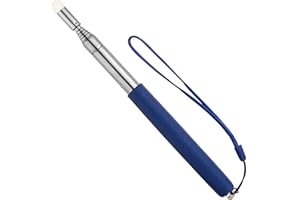 VOVIGGOL Long Telescopic Teacher Pointer Stick 39IN/ 100CM with Lanyard, Teaching Pointer for Classroom, Hand Pointer Extendable Presentation Pointer Retractable Pointer Whiteboard Pointer (Blue)