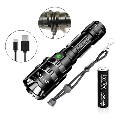 2400 lumens rechargeable 18650 led flashlight charger JaxTec LED Torch,5 Modes L2 Flashlight with USB Jamaica
