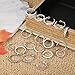 FUNRUN JEWELRY 18 PCS Knuckle Ring Open Toe Rings Set for Women Girls Vintage Retro Finger Ring Adjustable