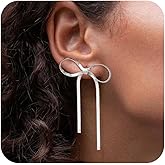 Striviio 14K Gold/Silver Plated Drop Dangle Earrings for Women, Lightweight Hypoallergenic Fashion Accessories Gold Jewelry Gifts for Womens