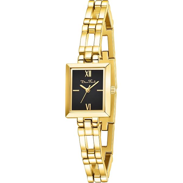 Retro Square Face Women's Watch - Vintage Diamond Dial Leather Strap Quartz Watch With Big Arabic Numerals
