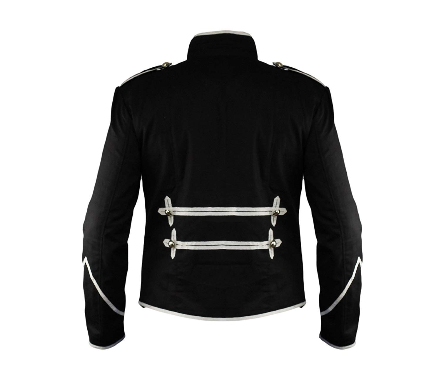 Ro Rox Steampunk Military Drummer Emo Punk Gothic Parade Jacket Black