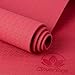 Clever Yoga Mat BetterGrip Eco-Friendly with The Best Non-Slip and Durable TPE(6mm) – Comes with Our Special “Namaste” (Rose Pink)thumb 3