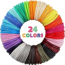 24 Colors 1.75mm ABS 3D Pen Printer Filament